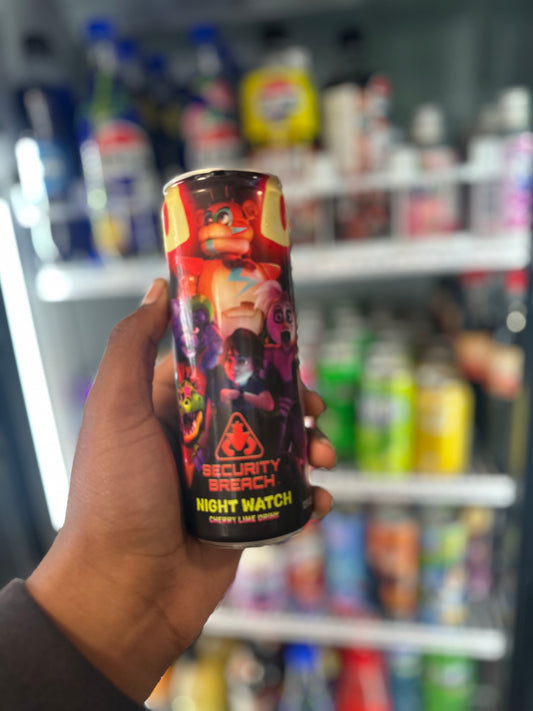 Five Nights at Freddy’s: Security Breach Cherry Lime Energy Drink (USA 🇺🇸)
